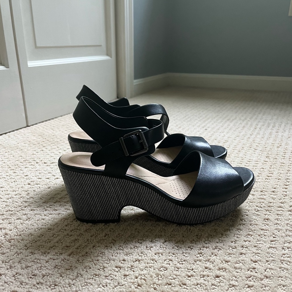 Clark’s Black Heels